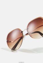 femmes lunettes de soleil dorées 006BT2703 Anna Field - Image 4