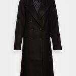 femmes manteau classique noir 006BT913 Anna Field