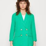 femmes manteau court vert 006BT718 Anna Field