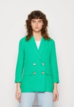 femmes manteau court vert 006BT718 Anna Field