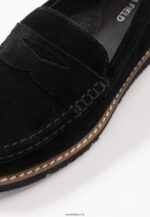 femmes mocassins confort en cuir noir 006BT1787 Anna Field - Image 3