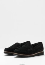 femmes mocassins confort en cuir noir 006BT1787 Anna Field - Image 5