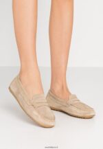 femmes mocassins cuir beige 006BT1859 Anna Field