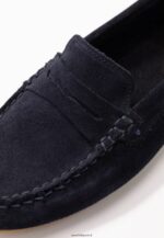 femmes mocassins cuir bleu 006BT1860 Anna Field - Image 3