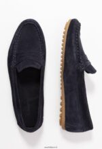 femmes mocassins cuir bleu 006BT1860 Anna Field - Image 4