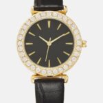 femmes montre noire/dorée 006BT2782 Anna Field