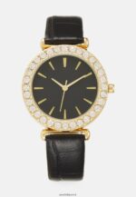 femmes montre noire/dorée 006BT2782 Anna Field