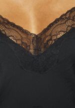 femmes nuisette en satin martelé nuisette noire 006BT1050 Anna Field - Image 4