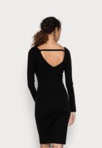 femmes offener rcken bodycon mini robe droite srickkleid noir 006BT193 Anna Field