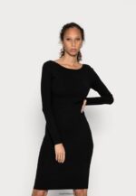 femmes offener rcken bodycon mini robe droite srickkleid noir 006BT193 Anna Field - Image 3