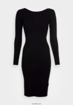 femmes offener rcken bodycon mini robe droite srickkleid noir 006BT193 Anna Field - Image 4