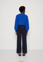 femmes pantalon bleu foncé 006BT617 Anna Field - Image 3
