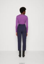 femmes pantalon bleu foncé 006BT629 Anna Field - Image 3