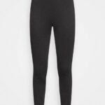 femmes pantalon legging chiné gris foncé 006BT659 Anna Field