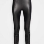 femmes pantalon legging noir 006BT658 Anna Field