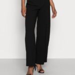 femmes pantalon noir 006BT600 Anna Field
