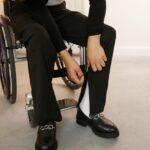 femmes pantalon noir 006BT642 Anna Field