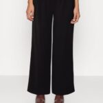 femmes pantalon noir 006BT646 Anna Field