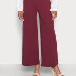 femmes pantalon rouge foncé 006BT628 Anna Field