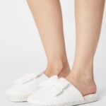 femmes pantoufles blanches 006BT2279 Anna Field