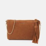 femmes pochette cuir cognac 006BT2438 Anna Field