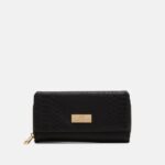 femmes portefeuille noir 006BT2794 Anna Field