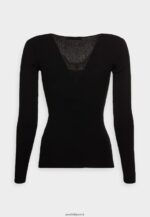 femmes pull en dentelle noir 006BT856 Anna Field - Image 2