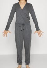 femmes pyjama gris foncé 006BT1058 Anna Field - Image 4