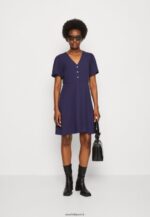 femmes robe chemise bleu foncé 006BT88 Anna Field - Image 2