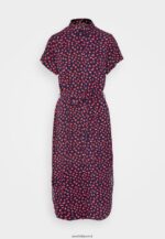 femmes robe chemise bleu foncé/rouge 006BT91 Anna Field - Image 5