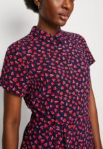 femmes robe chemise bleu foncé/rouge 006BT91 Anna Field - Image 6