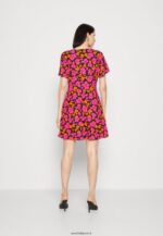 femmes robe chemise rose/orange 006BT90 Anna Field - Image 3