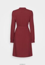 femmes robe chemise rouge foncé 006BT84 Anna Field - Image 2