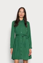 femmes robe chemise vert foncé 006BT80 Anna Field