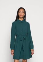 femmes robe chemise vert foncé 006BT83 Anna Field