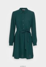femmes robe chemise vert foncé 006BT83 Anna Field - Image 4