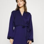 femmes robe de chambre bleue 006BT1089 Anna Field