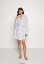 femmes robe de chambre gris/blanc 006BT1093 Anna Field - Image 2