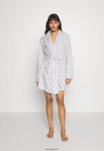femmes robe de chambre gris/blanc 006BT1093 Anna Field