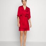 femmes robe de chambre rouge 006BT1092 Anna Field