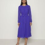 femmes robe de jour bleu 006BT8 Anna Field