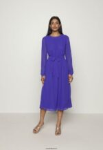 femmes robe de jour bleu 006BT8 Anna Field