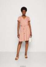 femmes robe de jour marron/blanc 006BT3 Anna Field - Image 2