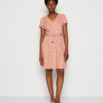 femmes robe de jour marron/blanc 006BT3 Anna Field