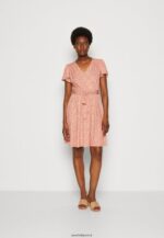 femmes robe de jour marron/blanc 006BT3 Anna Field