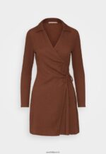 femmes robe de jour marron foncé 006BT13 Anna Field - Image 5