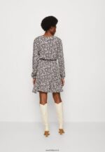 femmes robe de jour noir/blanc 006BT25 Anna Field - Image 3