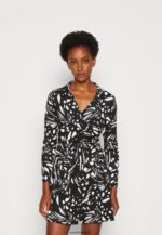 femmes robe de jour noir/blanc 006BT29 Anna Field
