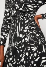 femmes robe de jour noir/blanc 006BT29 Anna Field - Image 6