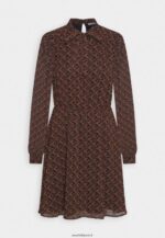 femmes robe de jour noir/marron 006BT5 Anna Field - Image 4